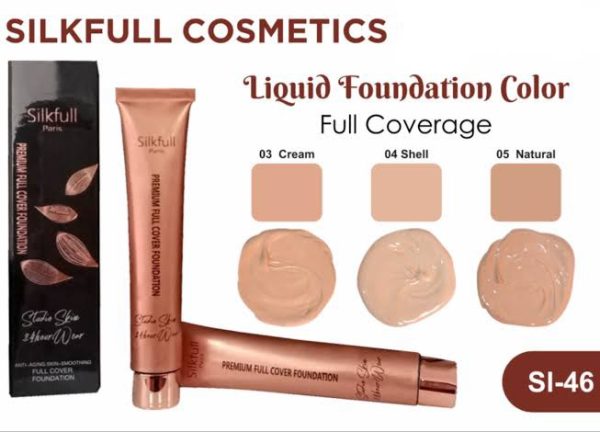 1 Piece Silkfull Tube Makeup Foundation Waterproof | Best Quality Long-lasting Foundation Makeup Foundation 15g