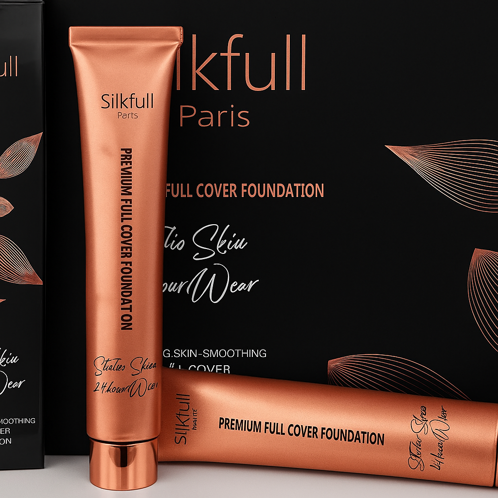 1 Piece Silkfull Tube Makeup Foundation Waterproof | Best Quality Long-lasting Foundation Makeup Foundation 15g