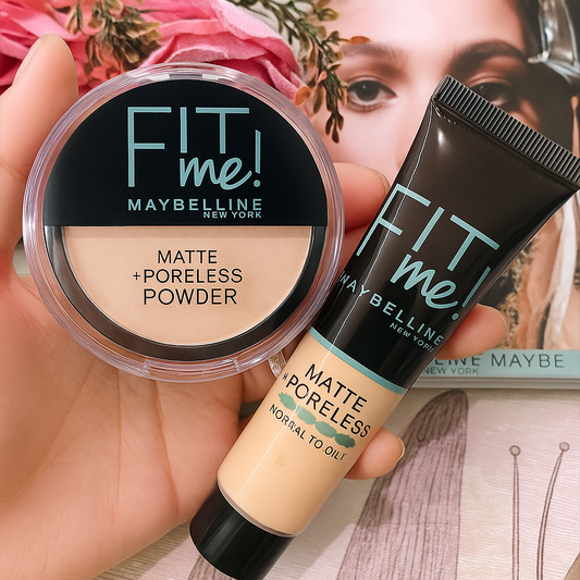 2-in-1 Makeup Deal – Liquid Foundation & Face Powder Combo For Smooth, Flawless Finish – Budget-friendly Beauty Set – Ivory Shade