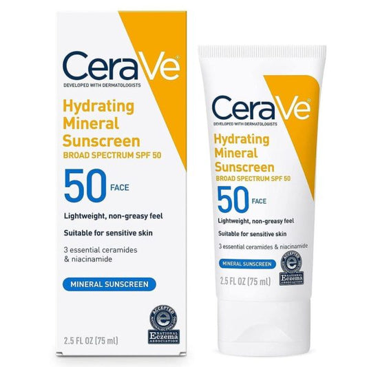 CeraVe Hydrating Mineral Sunscreen SPF 100 – 100 ml