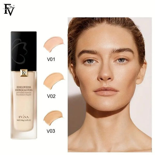 Fv Edelweiss Liquid Refreshing Essence Fvina Long-lasting Foundation